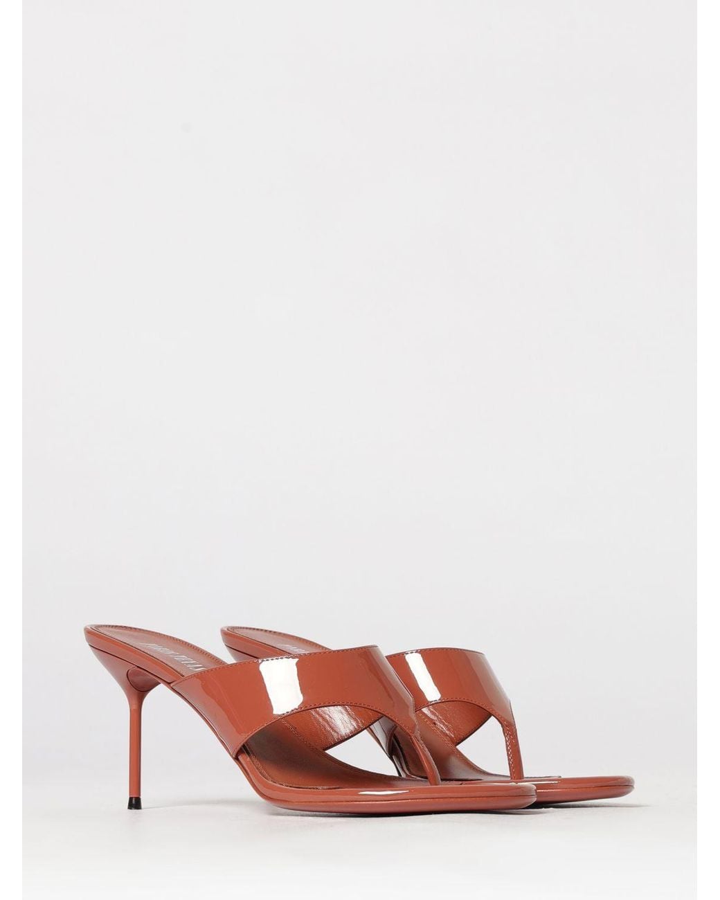Paris Texas Pink Lidia Patent Leather Mules