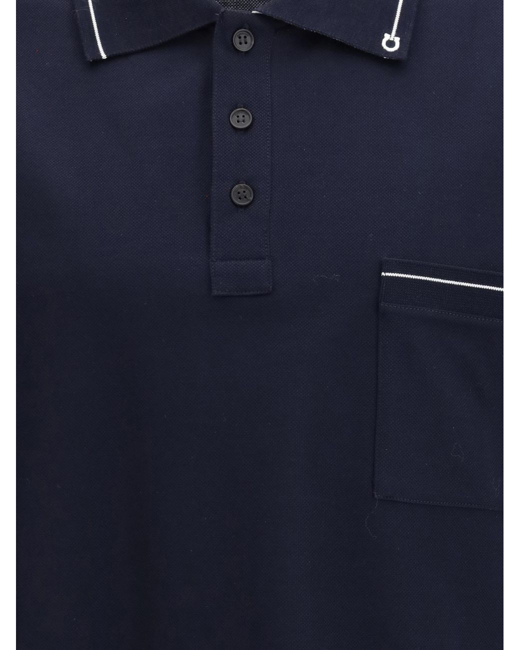 Ferragamo Blue Polo Shirt for men