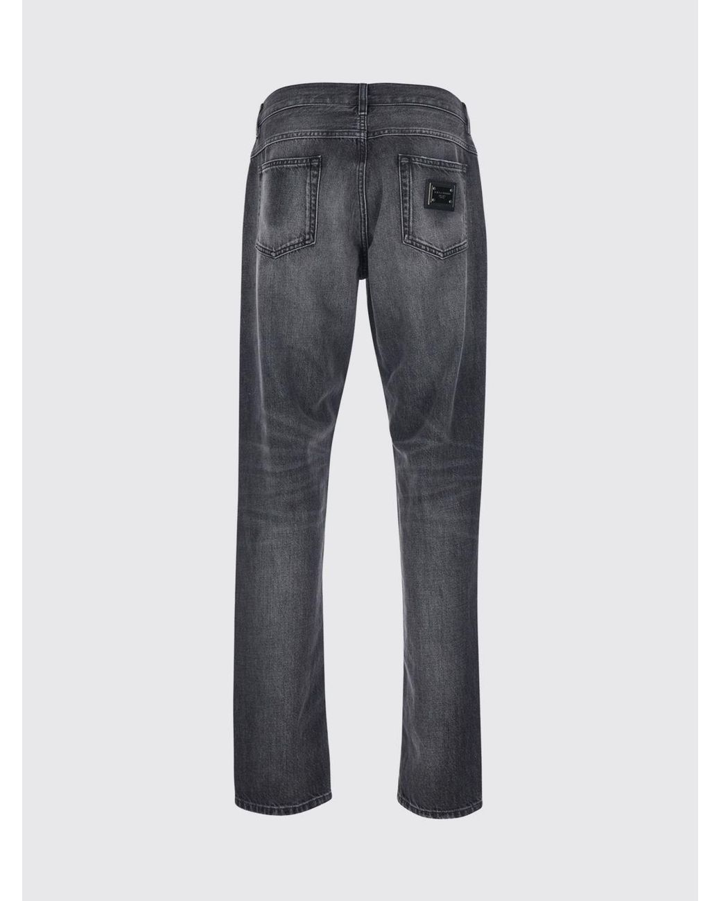 Dolce & Gabbana Blue Dolce &Amp Gabbana Slim Fit Straight-Leg Distressed Denim Jeans for men