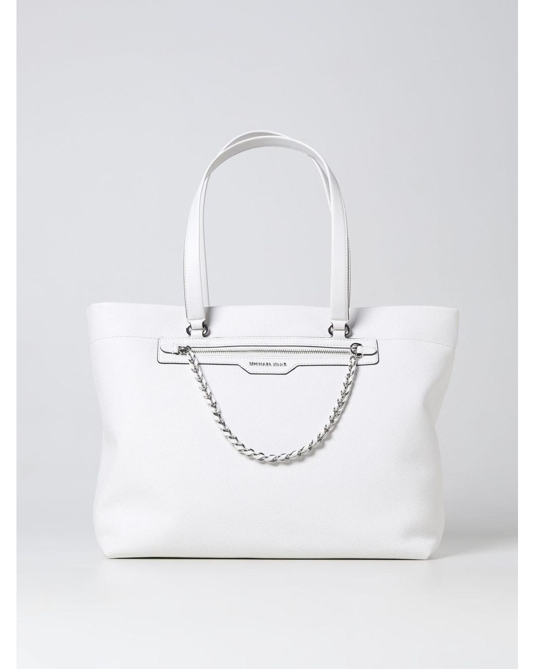 Michael kors black and shop white tote