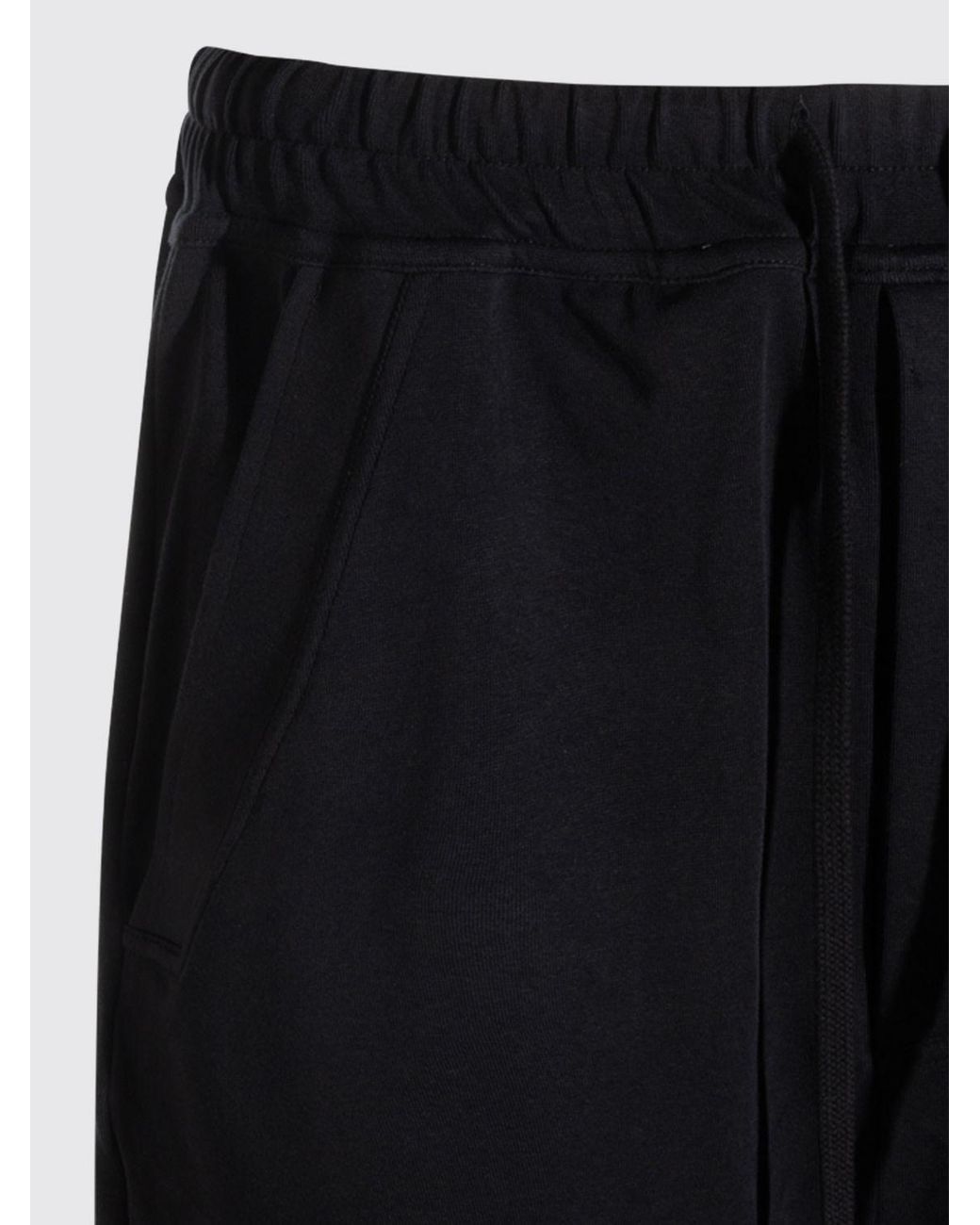 Thom Krom Black Stretch-Cotton Joggers With Patch Pockets for men