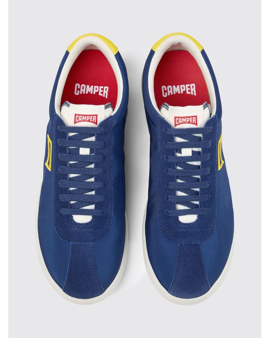 Camper Blue Pelotas Xlf Recycled Polyester And Suede Sneakers for men