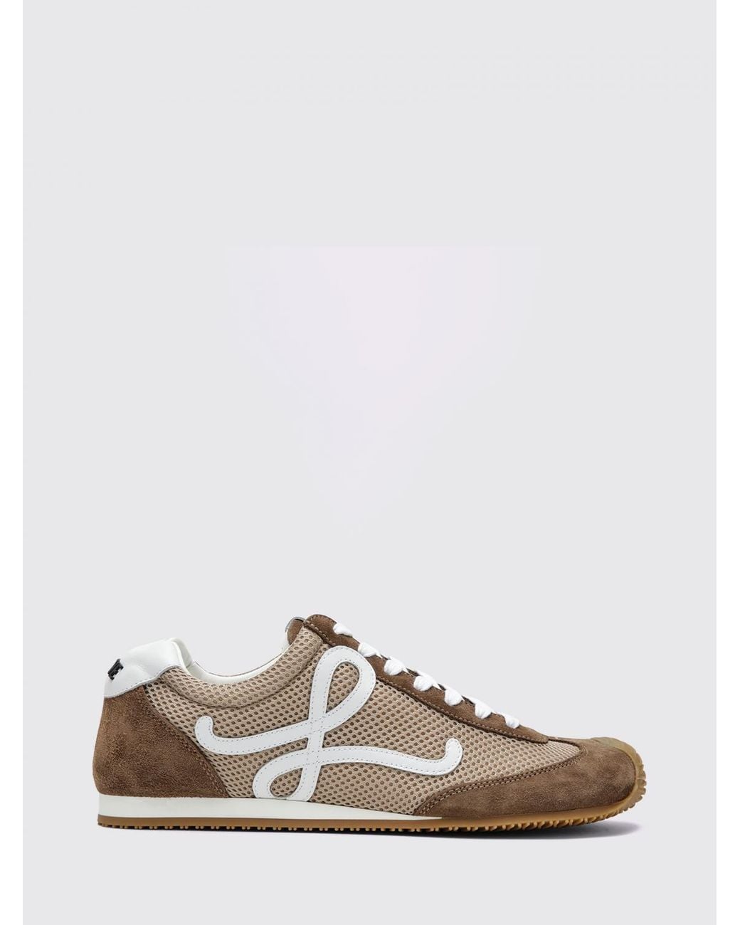 Loewe Natural Ballet Runner 2.0 Mesh And Suede Sneakers for men