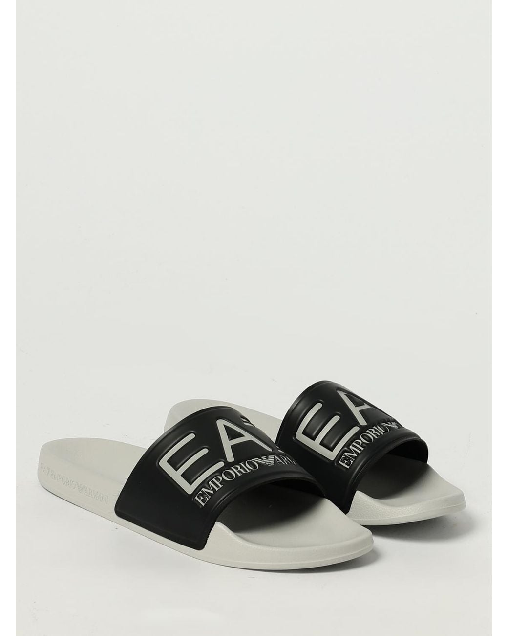 EA7 Black Shoes for men