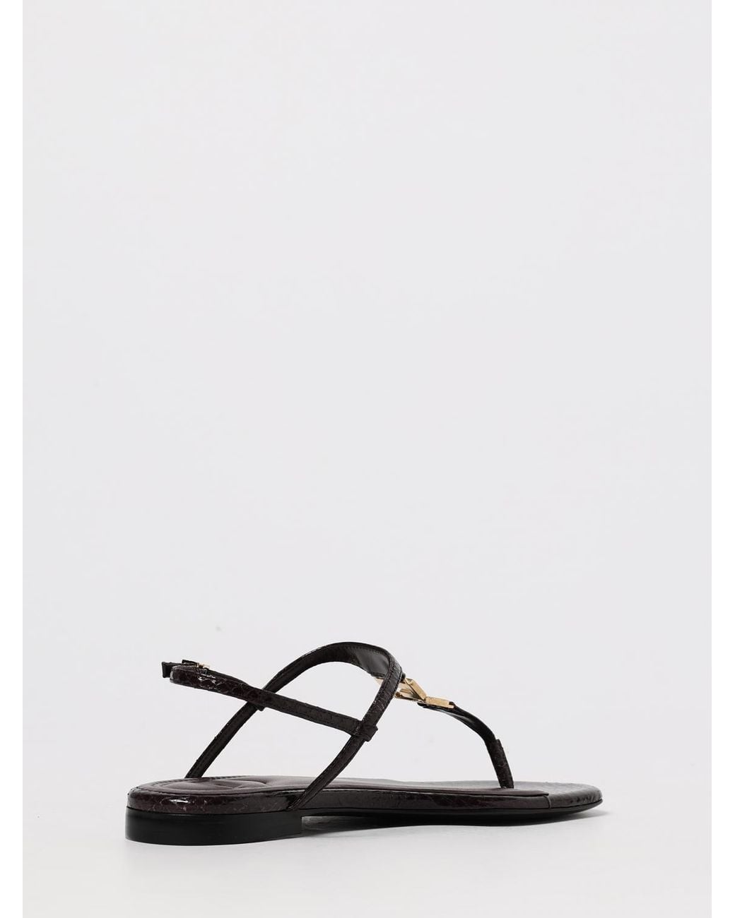 Fendi Purple Ffold Python Print Leather Sandals