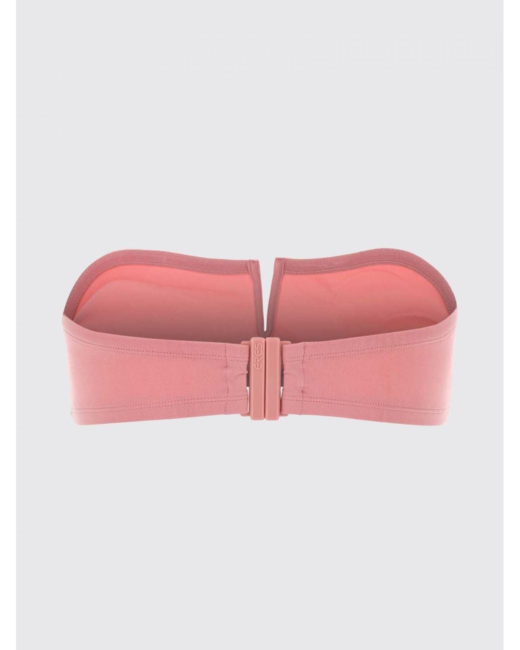 Eres Pink Bandeau Bikini With Low-Rise Briefs