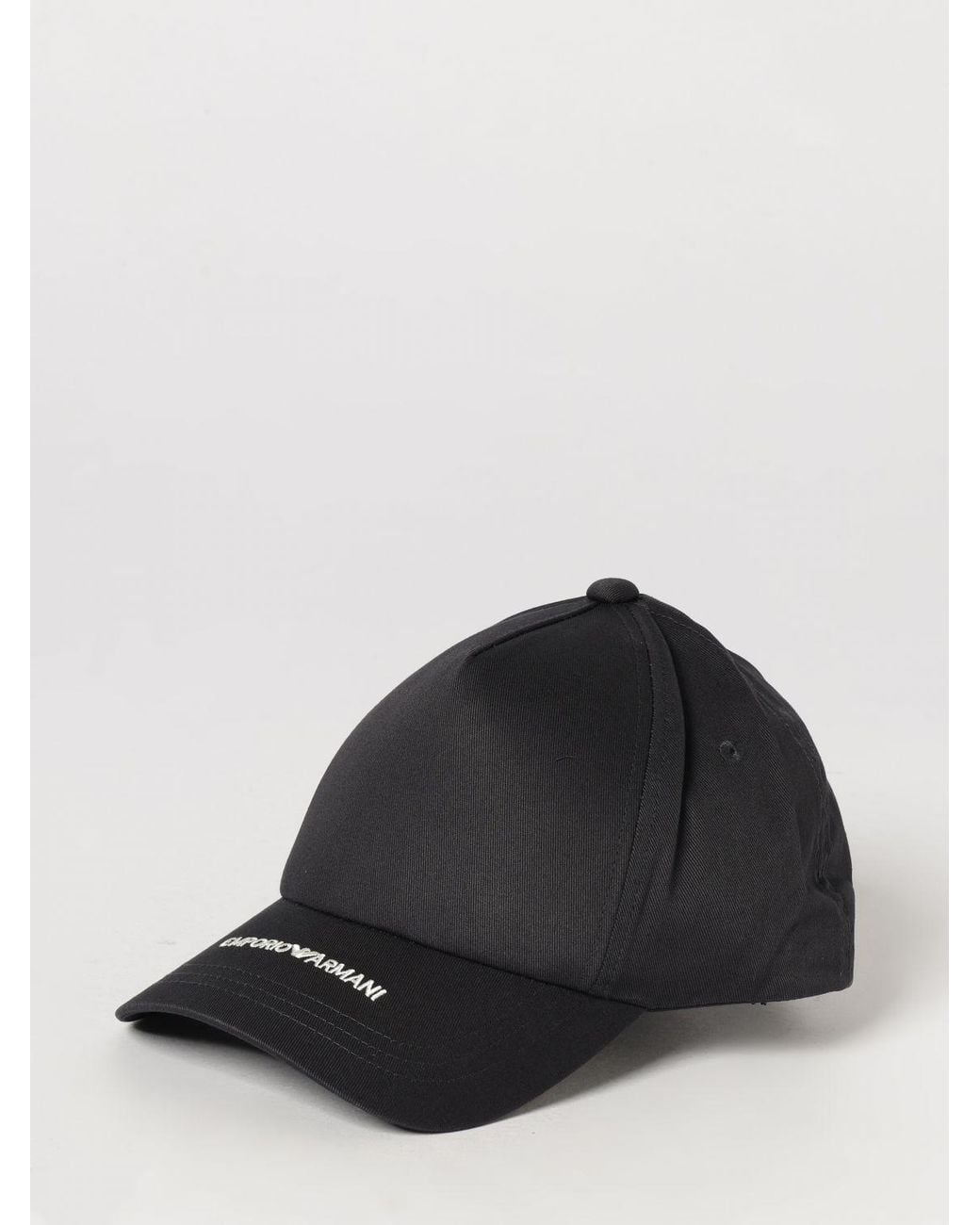 Emporio Armani Black Hat for men