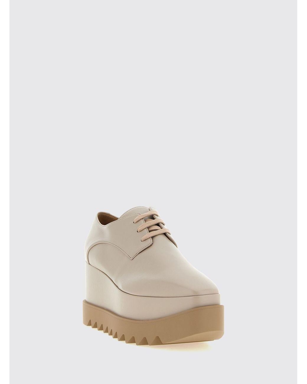 Stella McCartney Natural Elyse Platform Lace-Ups