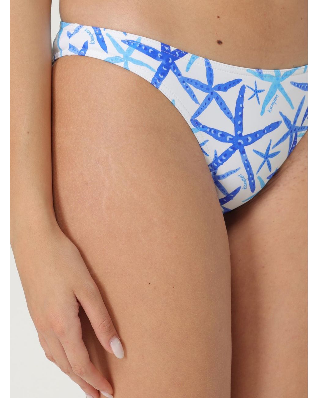 Kampos Blue Bikini Bottom Swimsuit