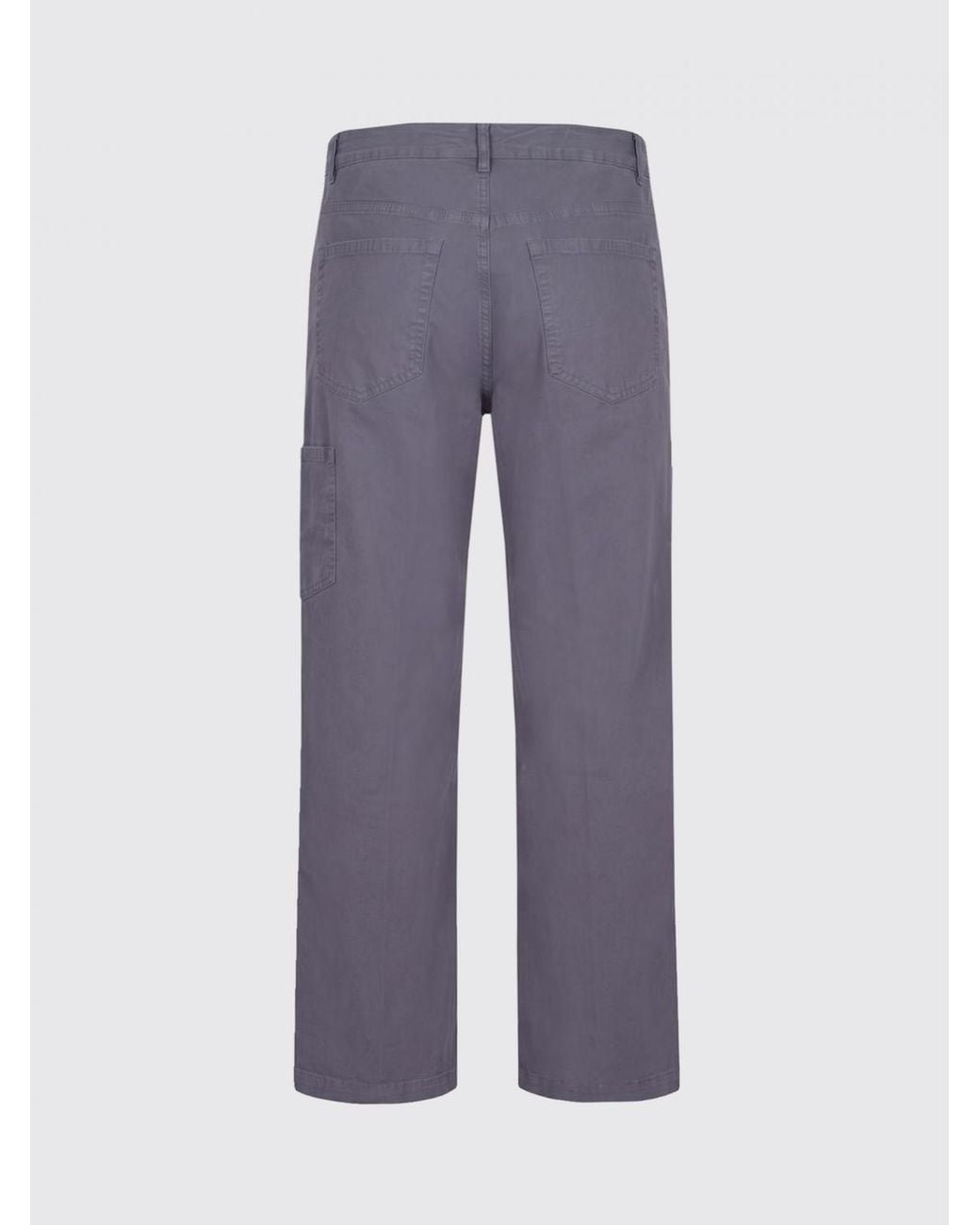 Dries Van Noten Purple Straight-Leg Stretch Cotton Carpenter Trousers for men