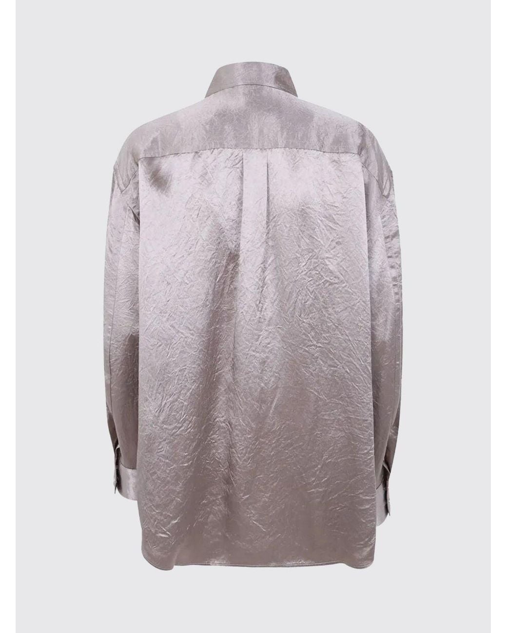 Filippa K Gray Satin Shirt