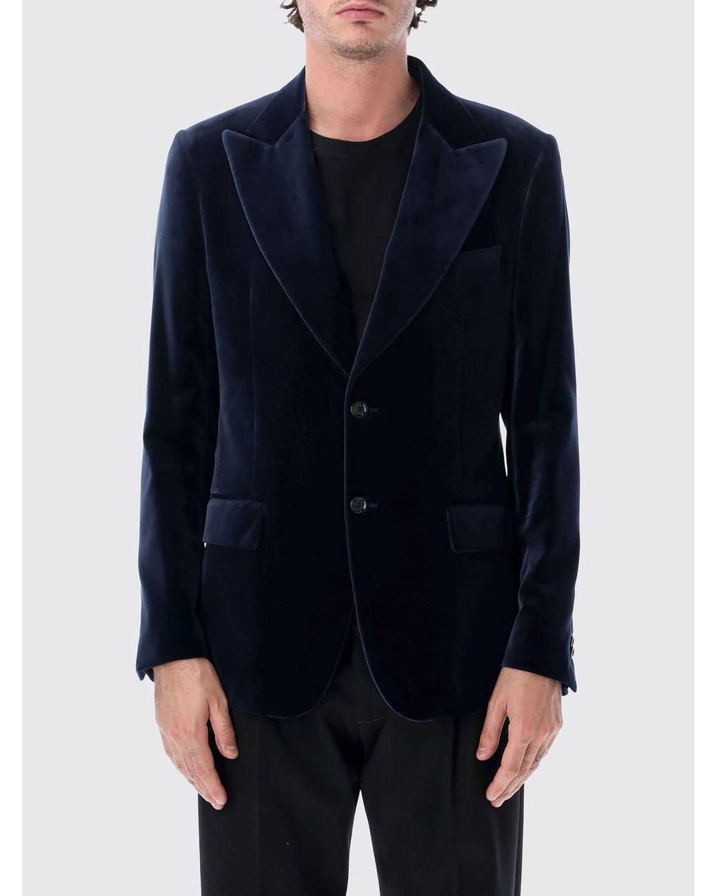 Lardini Blue Jacket for men