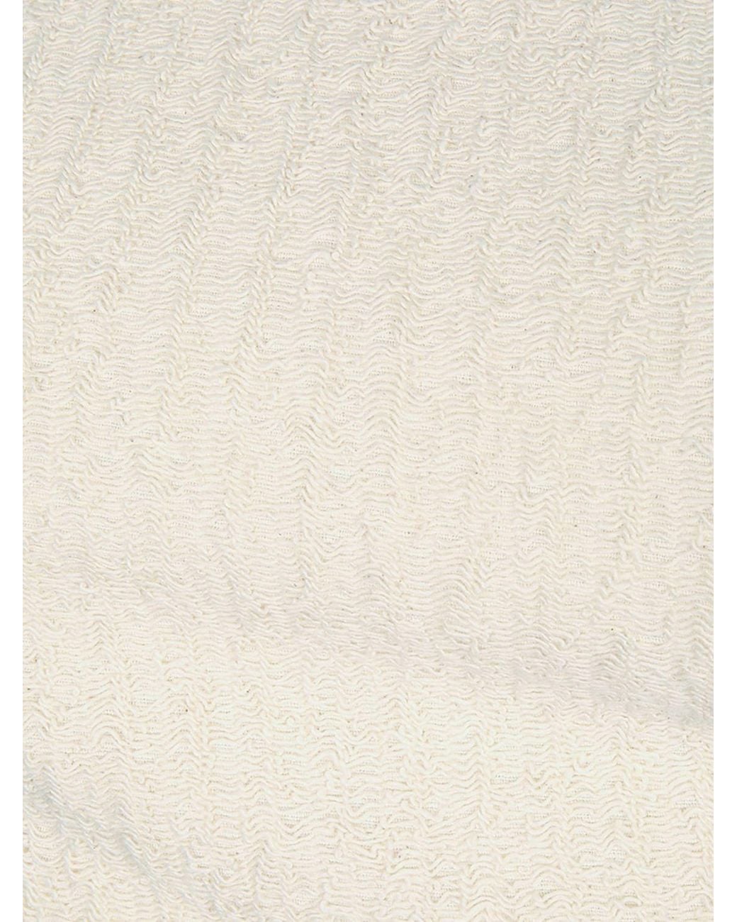 Totême White Asymmetrical Ribbed-Cotton One-Shoulder Top
