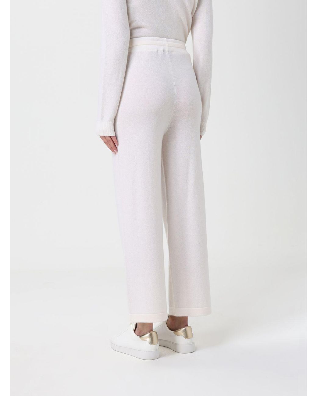 Elisabetta Franchi White Trousers