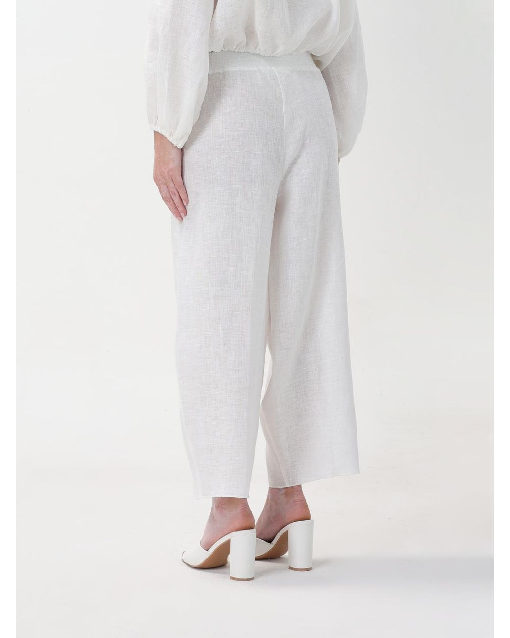 Liviana Conti White Trousers