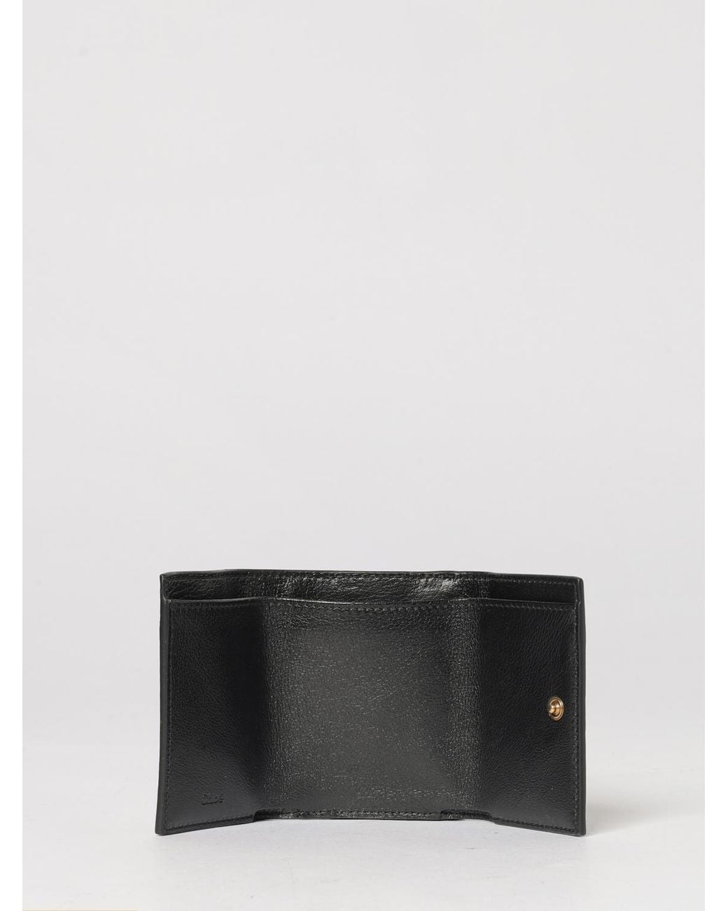 ChloÉ Cartera De Piel De Becerro Chloé de color Black