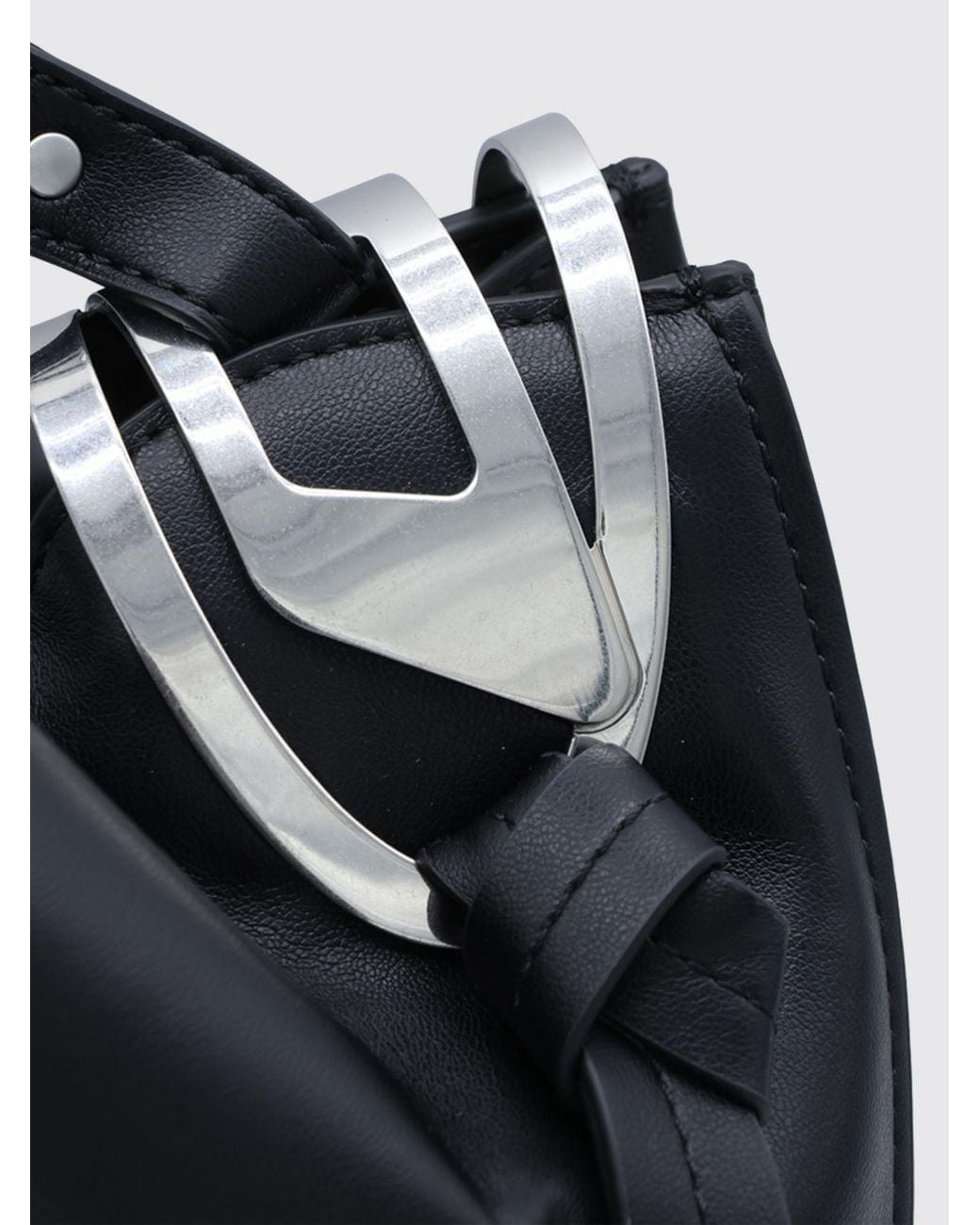 Borsa A Spalla Knot-D di DIESEL in Black