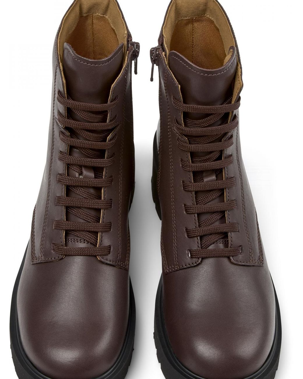 Camper Brown Milah Leather Ankle Boot