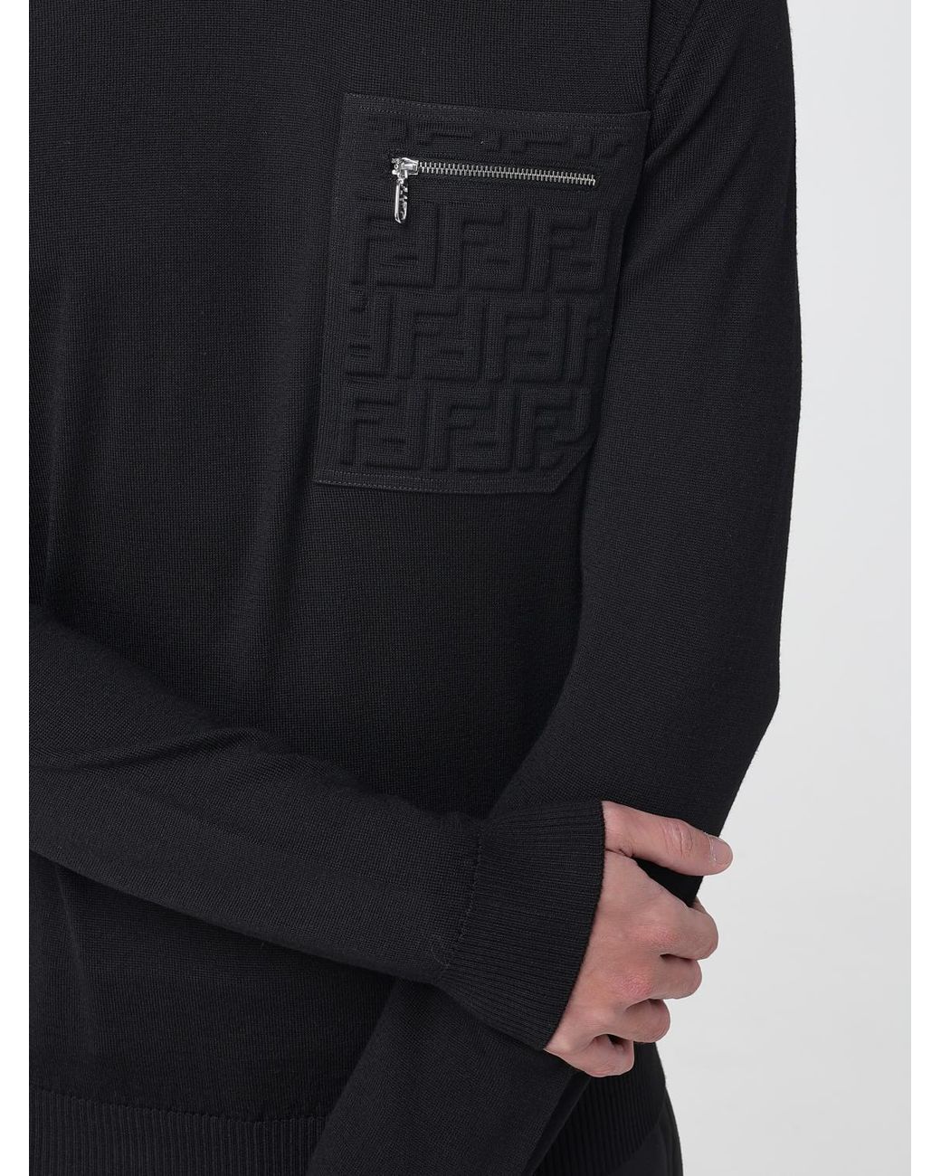 Fendi Blue Jumper for men