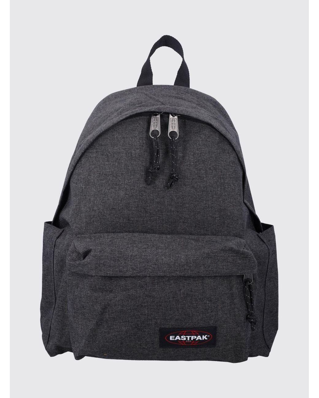 Eastpak Black Padded Pak'R Tech Fabric Backpack With Zipped Front Pocket for men