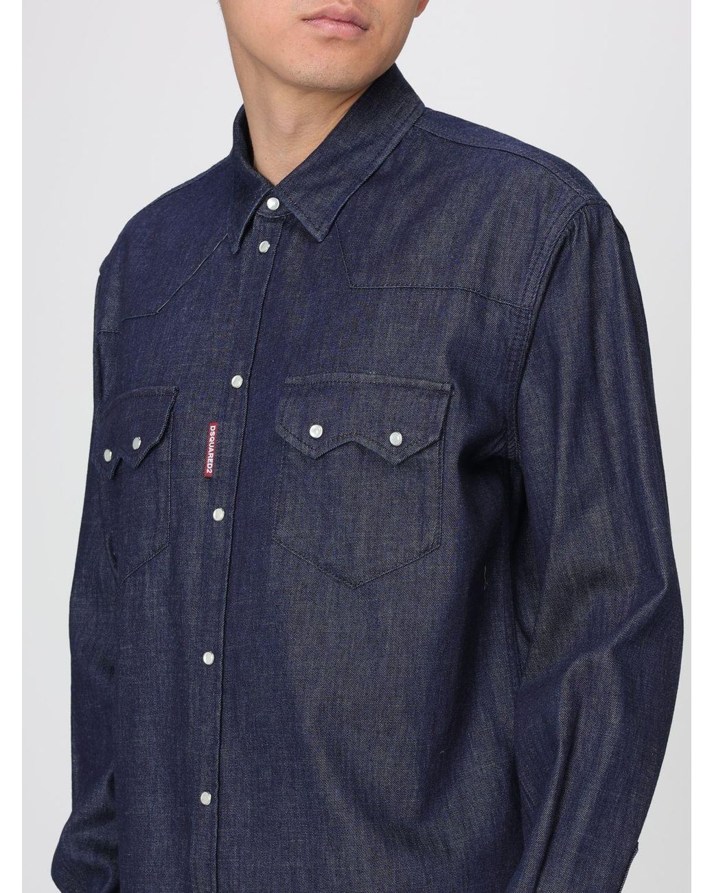 Camicia di DSquared² in Blue da Uomo