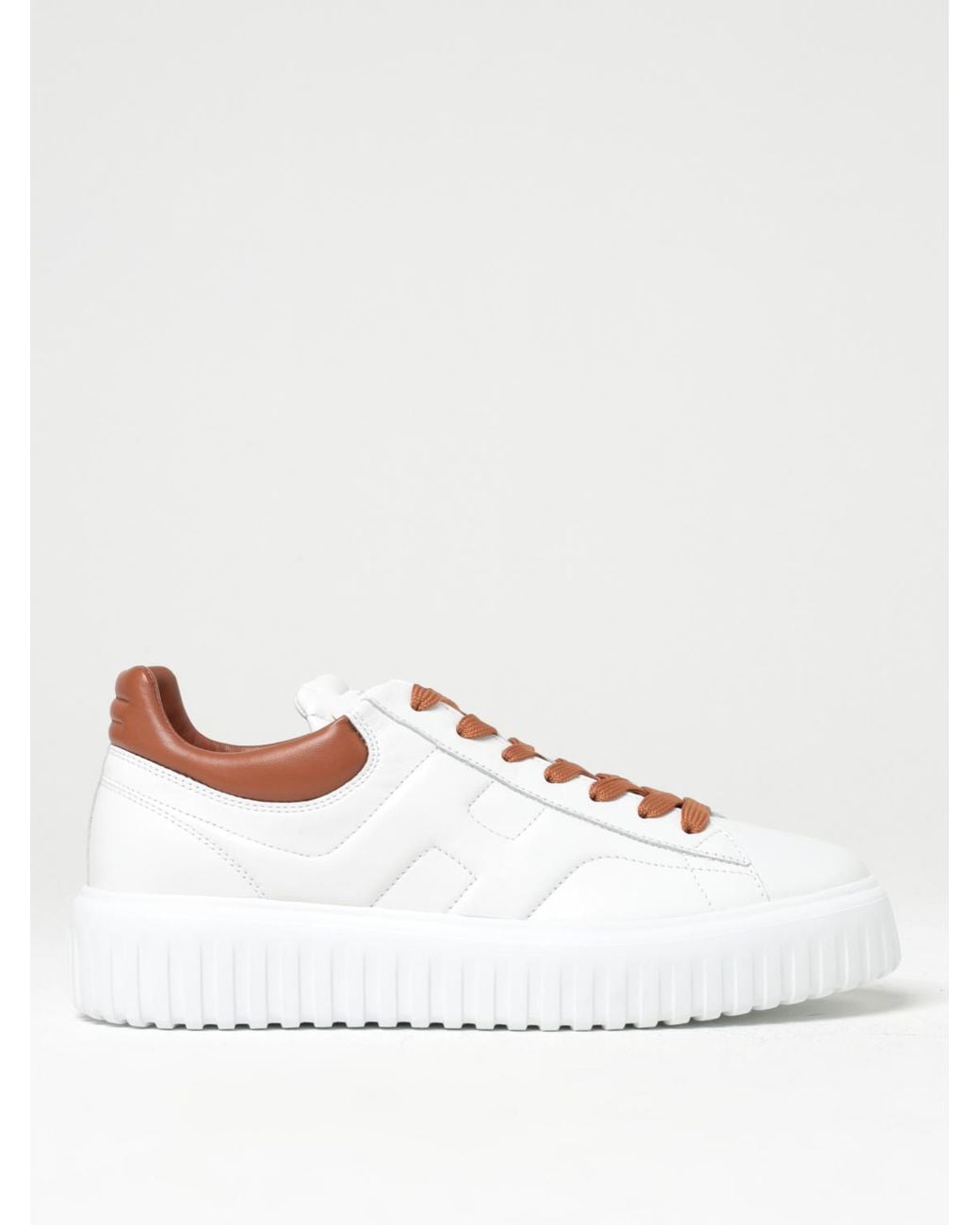 Hogan H-Stripes Leder-Sneakers in Natural für Herren