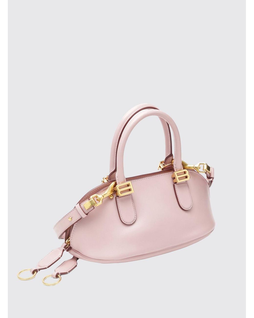 Balenciaga Pink Bowling Bolero Handbag