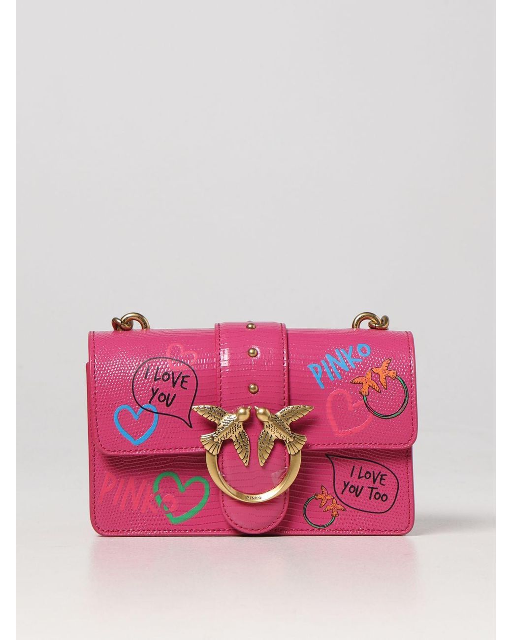 Pinko Mini Bag Woman in Pink | Lyst