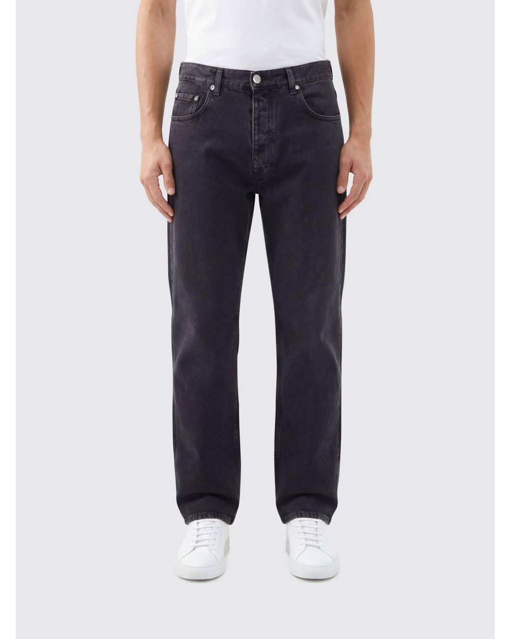 ICON DENIM Blue Straight Denim Jeans for men