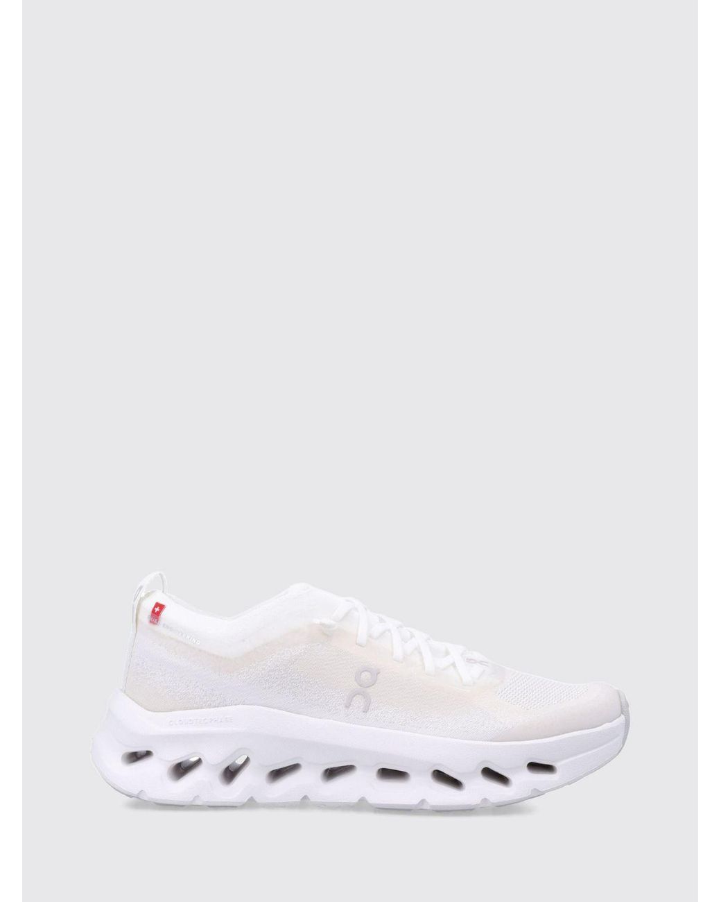 On Shoes White Cloudtilt Moon Slip-On Trainers