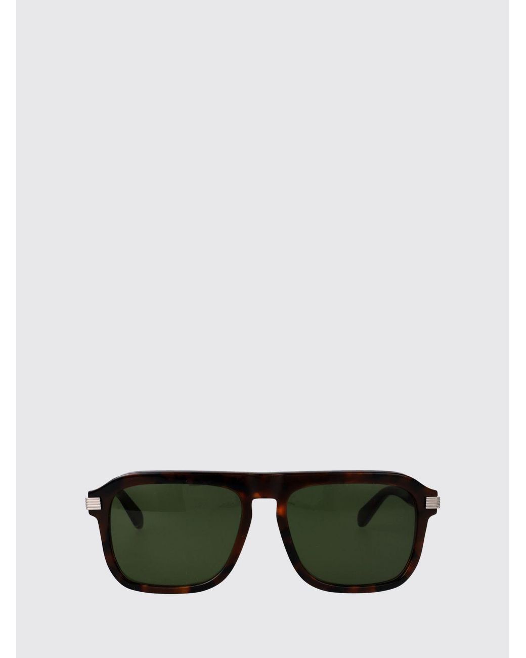 Ferragamo Brown Rectangular Aviator Sunglasses for men
