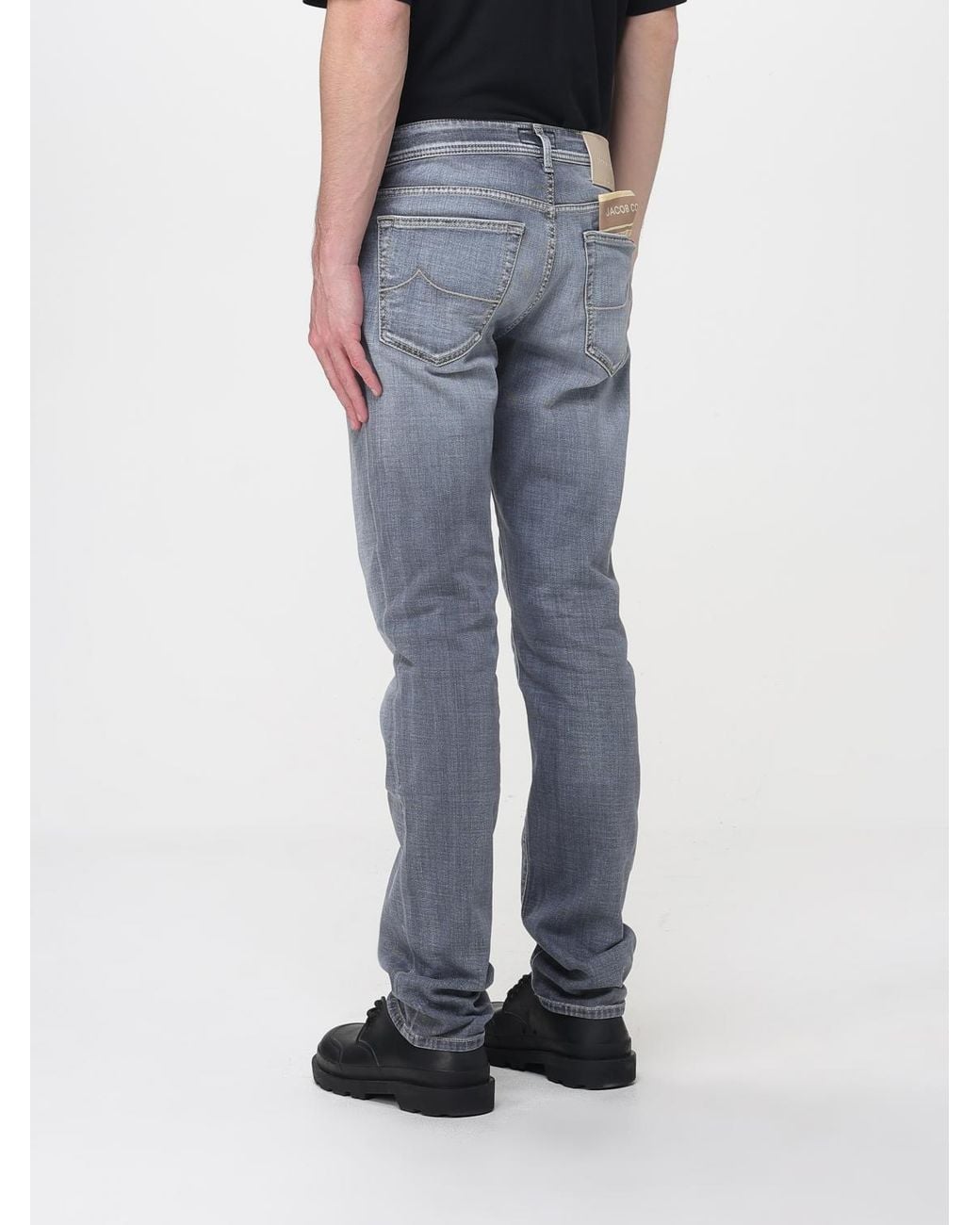 Jacob Cohen Blue Slim Fit Denim Trousers for men