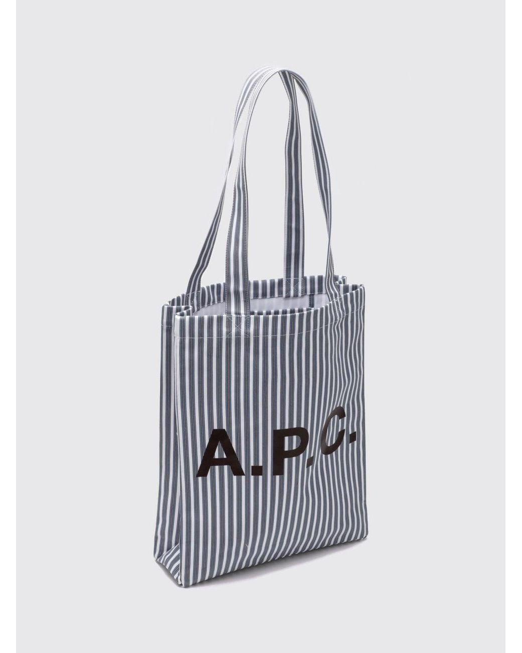 A.P.C. White Tote Bag