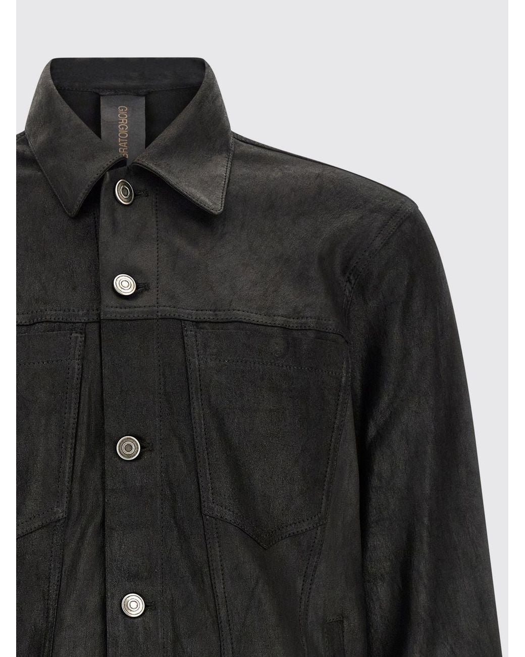 Giorgio Brato Black Jacket for men