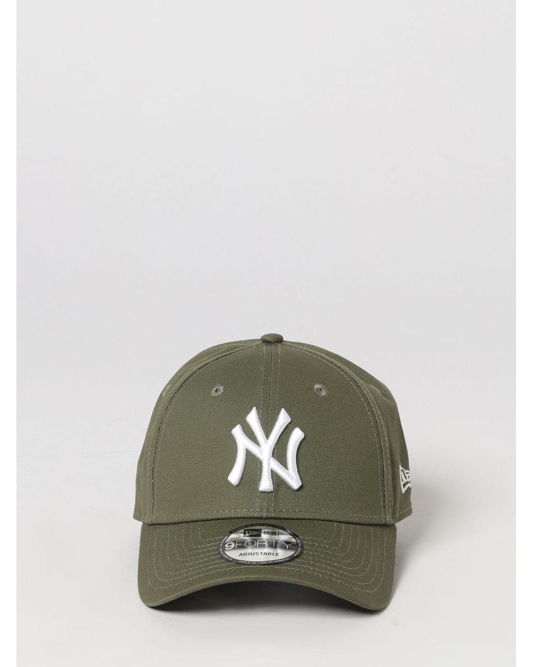 KTZ Green 9Forty Ny Yankees Cotton Baseball Cap With Embroidered Logo for men