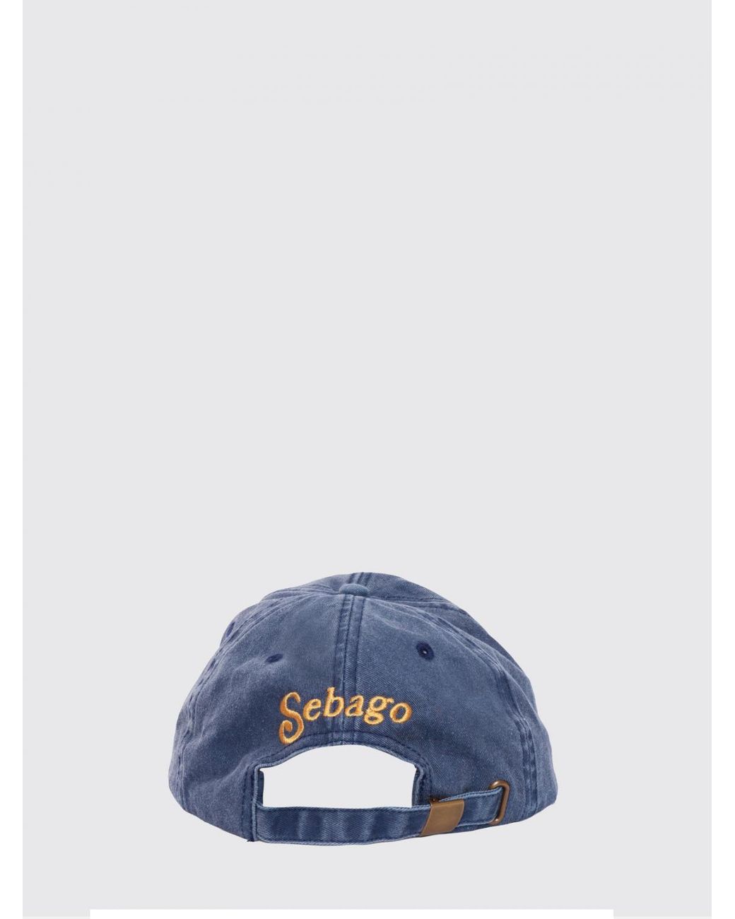 Sebago Blue Cotton Hat for men