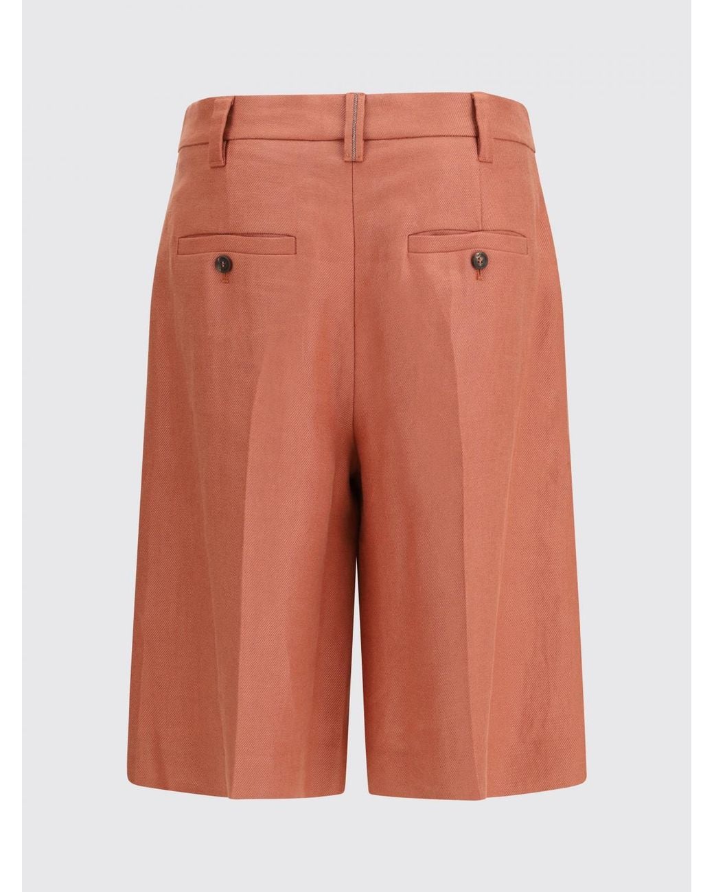 Brunello Cucinelli Red Shorts