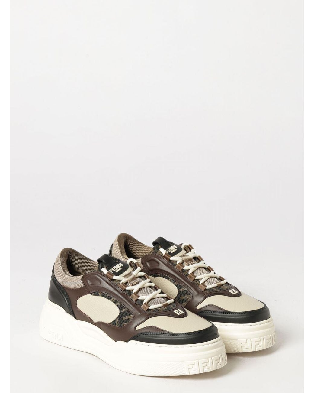 Fendi White Force Trainers for men
