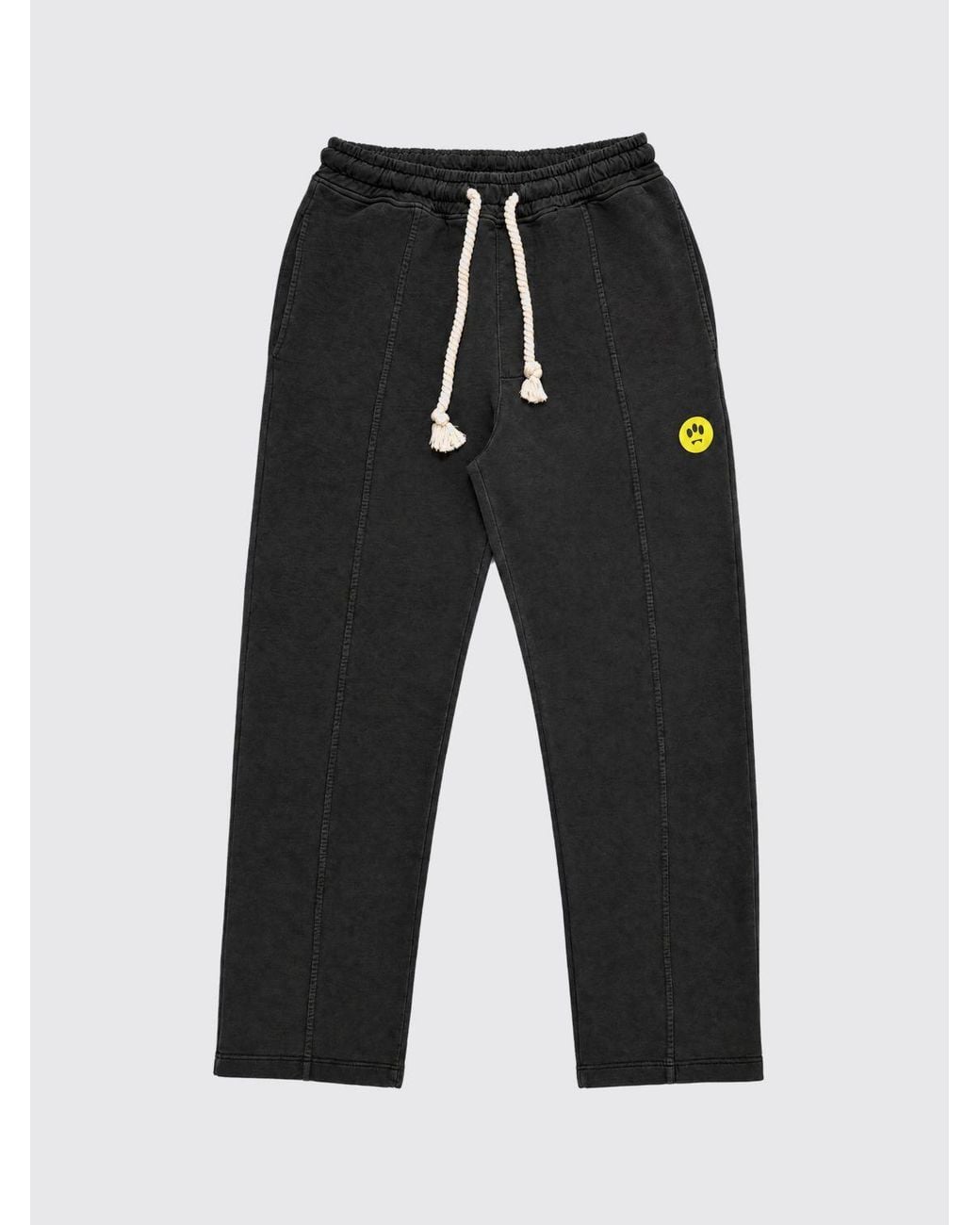 Barrow Black Jersey Jogging Trousers With Elasticated Drawstring Waist for men