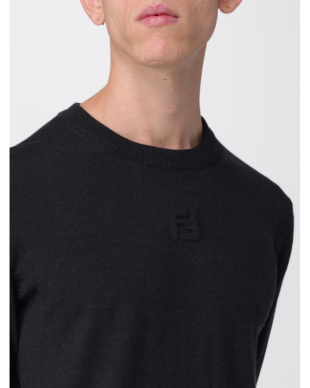 Fendi Blue Jumper for men