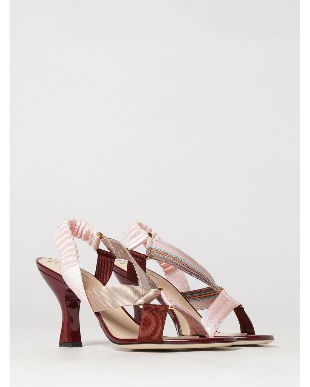 Fendi Pink Colibrì High-Heeled Slingbacks