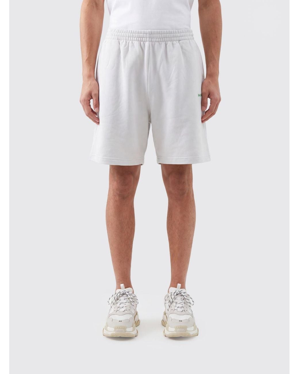 Balenciaga White Shorts for men