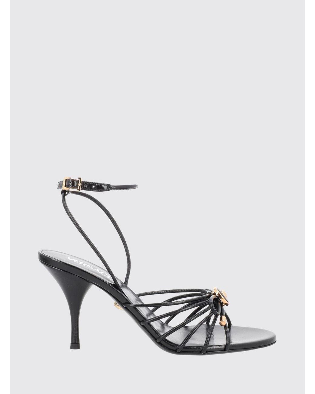 Versace White Heeled Sandal