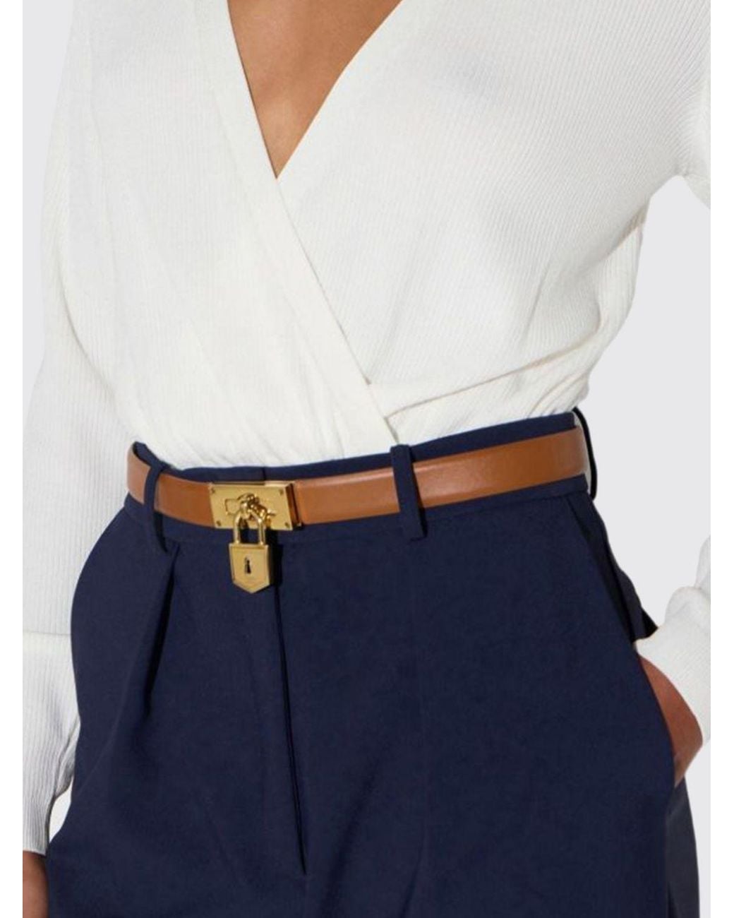 Elisabetta Franchi White Belt