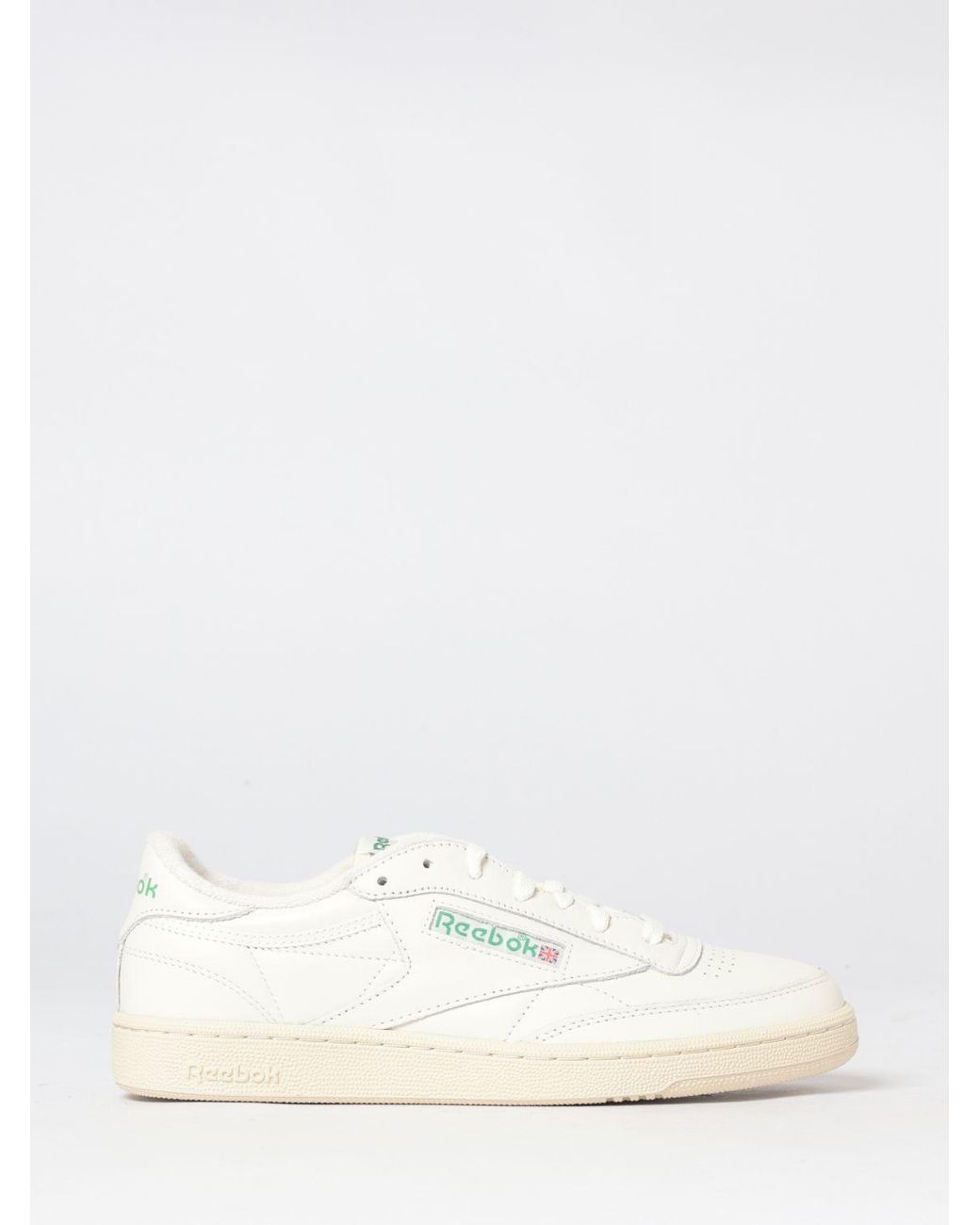 Reebok White Club C 85 Vintage Low Top Sneakers for men