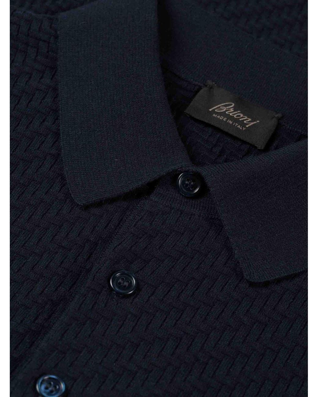 Brioni Blue Polo Shirt for men
