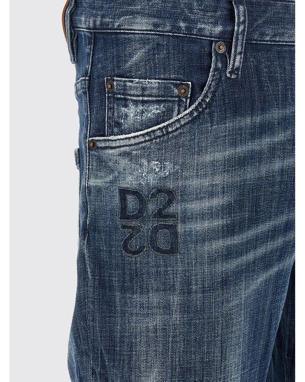 DSquared² Blue Skater Slim Fit Jeans for men