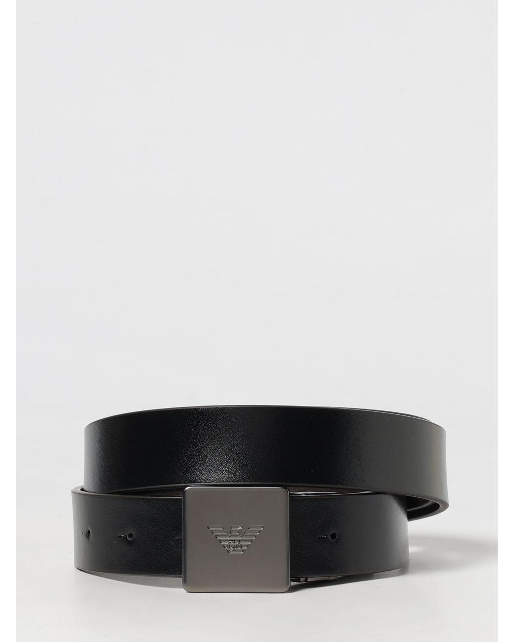 Emporio Armani Gray Belt for men