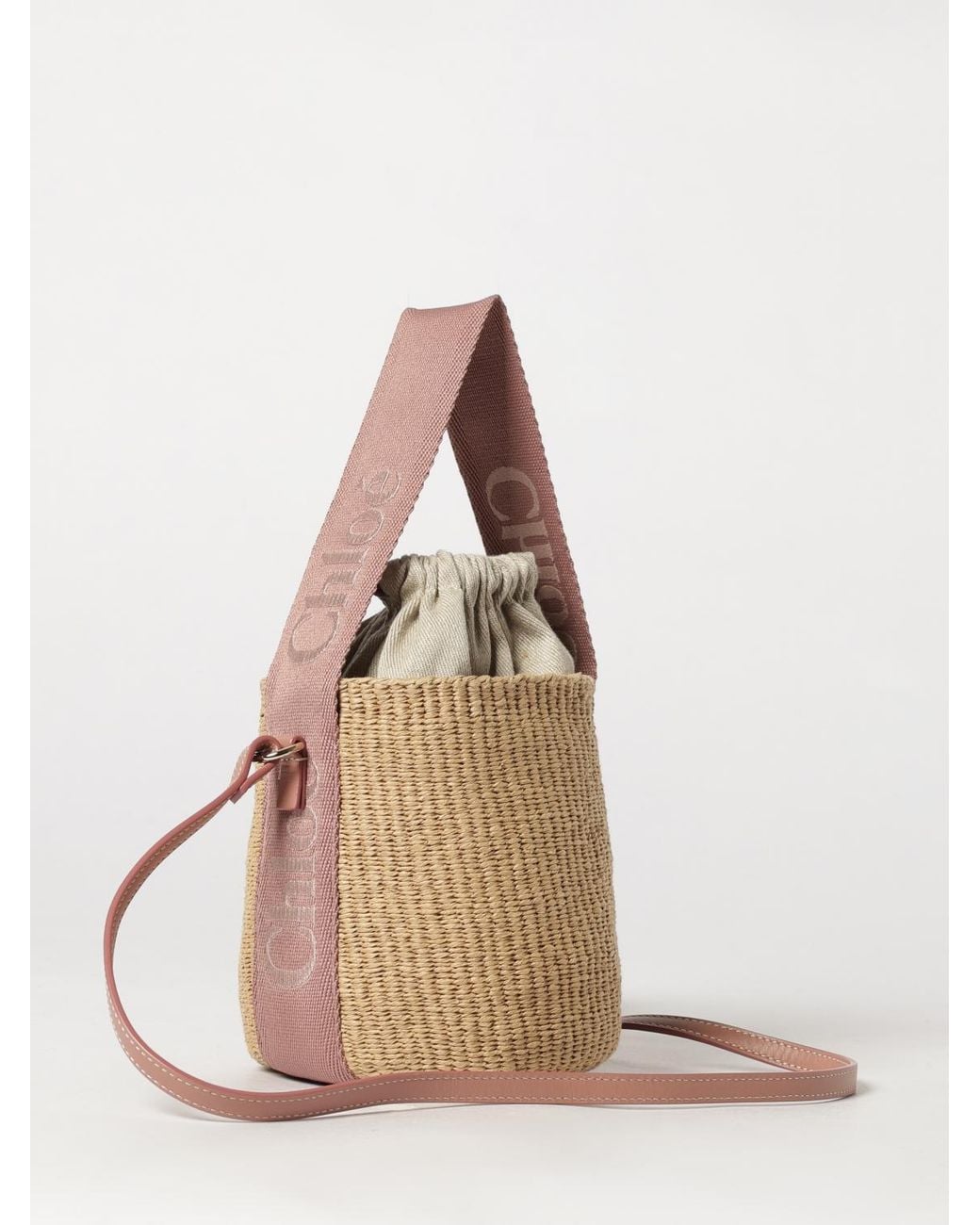 Chloé Natural ChloÉ Woody Mini Bucket Bag