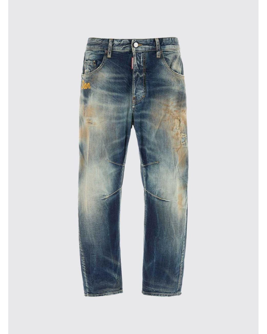 DSquared² Blue Kawaii Straight Fit Jeans for men